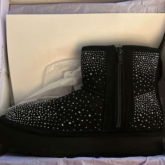 NEW!!!! Madden Girl Platform Rhinestone Bootie Black Kids Size 5 Women’s size 7 - Picture 5 of 12